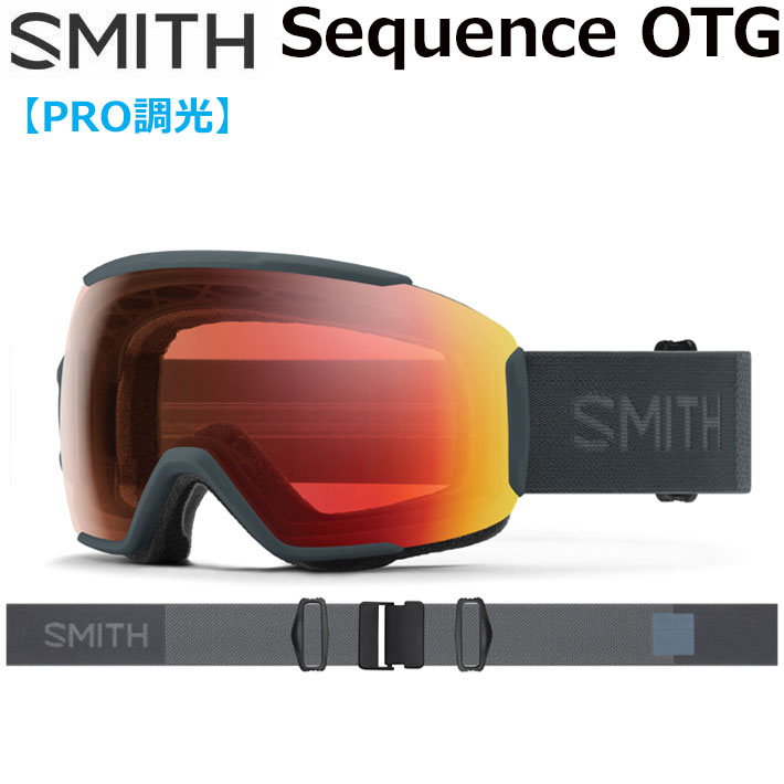 25-26 SMITH ゴーグル スミス Sequence OTG シークエンス Slate 調光