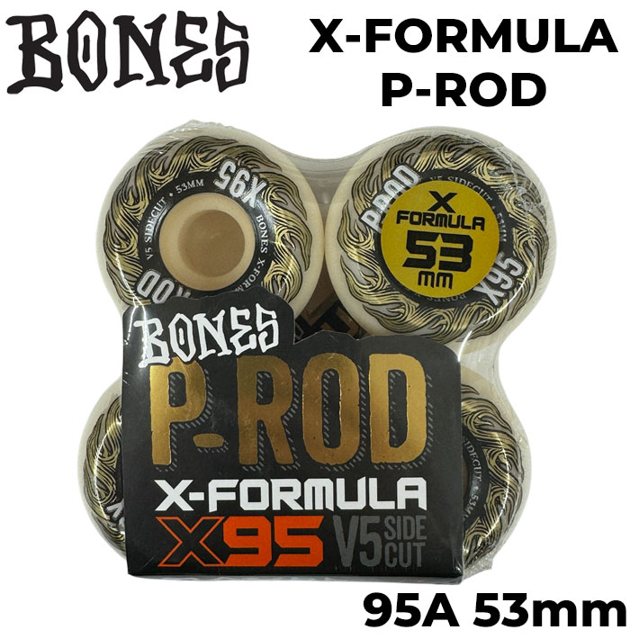 スケートボード ウィール BONES WHEEL X-FORMULA P-ROD ボーンズ