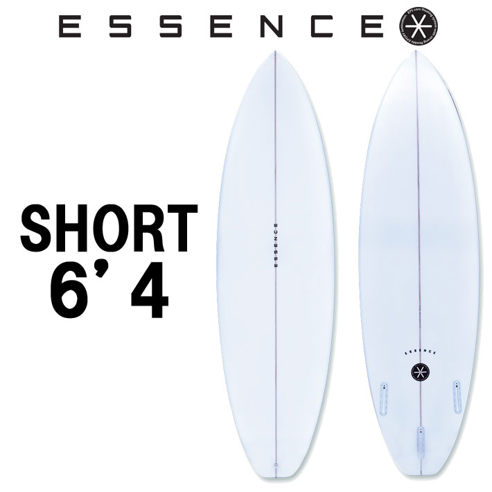2025 ESSENCE BOARDS エッセンス サーフボード SHORT 6.4ft CLEAR
