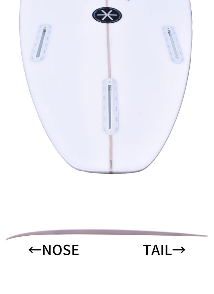 2025 ESSENCE BOARDS エッセンス サーフボード SHORT 6.2ft CLEAR