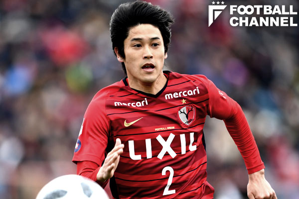 鹿島で躍動する内田篤人。コンディションは良好、「背番号2」が早くも