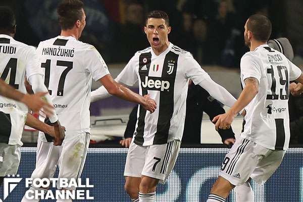 超安定ユベントスがセリエA史上最速の勝ち点40到達。C・ロナウドは61年