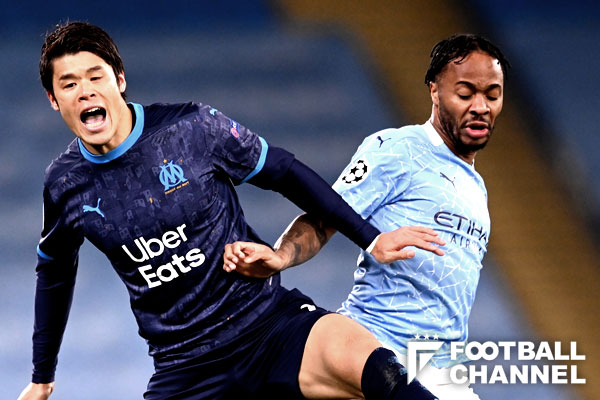 長友佑都と酒井宏樹同時先発のマルセイユはマンCに敗戦でグループ最