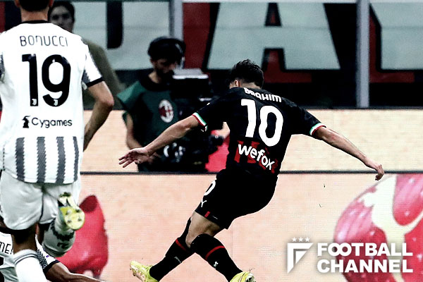 自陣から怒涛の独走！ミラン10番がユベントス撃破のスーパーゴールが
