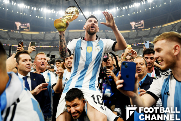 歓喜のメッシ「王者として戦い続けたい」。W杯初優勝で宣言