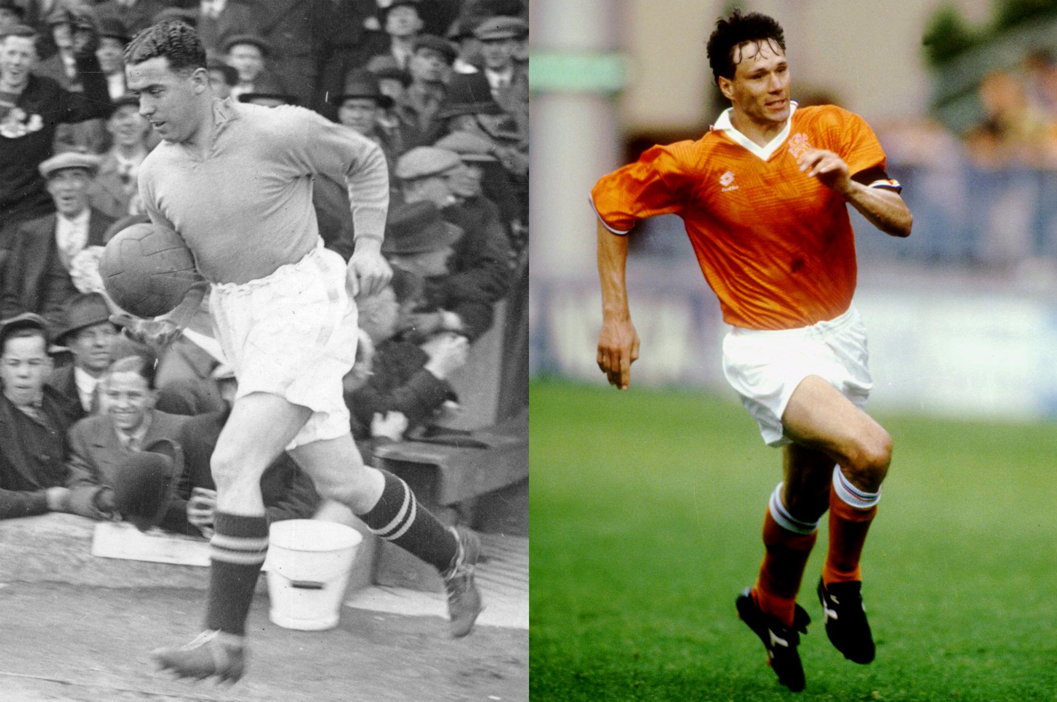 空中戦”ディーンと“万能型”ファン・バステン。大型FWの2つの系譜