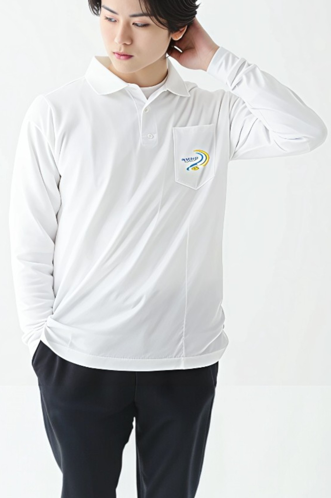 AGATTO ポロシャツ ホワイト L ネット限定】HOKKAIDO LOVE！ポロシャツ