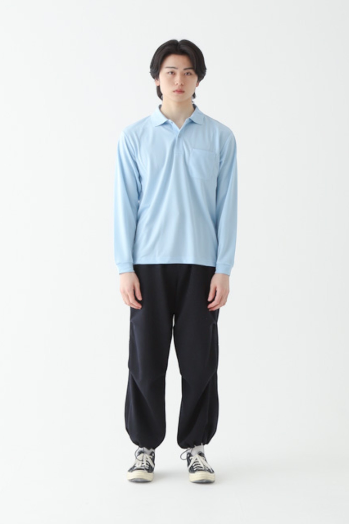 爽快ロングポロシャツ[glimmer 335ALP]｜オリジナル刺繍・プリント作製