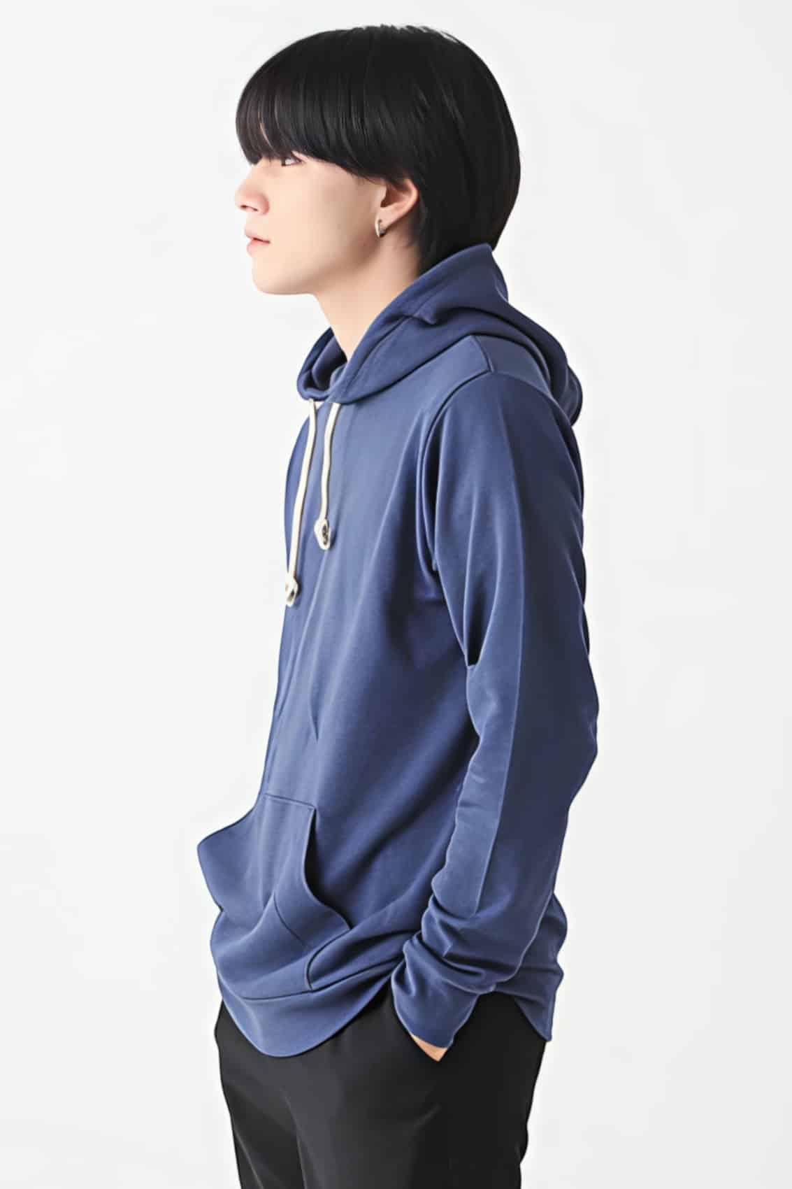 CLUBHAUS ADRESS プルオーバー ブルー パーカー CLUBHAUS ADRESS プル