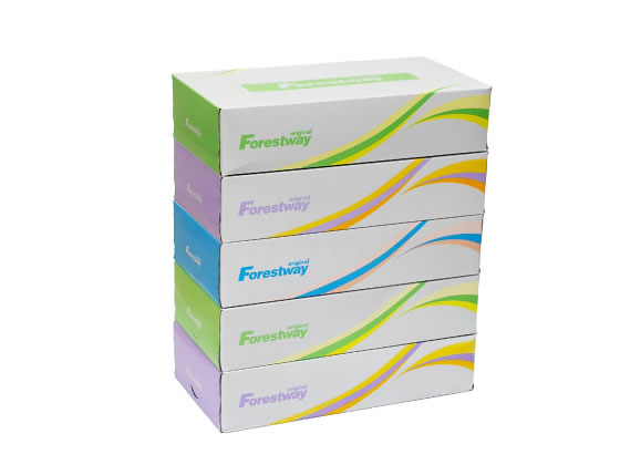 Forestway ティッシュペーパー ナチュラル 150組 5個 通販【フォレスト