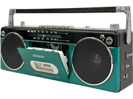 ハードオフジャンク324円のレトロなポータブルカセットプレーヤーは