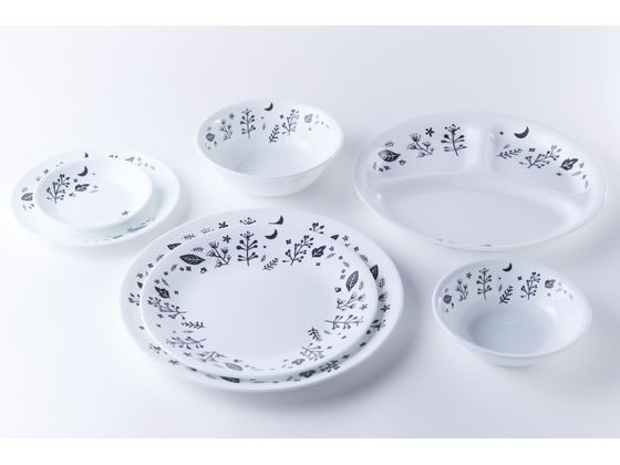 パール金属 コレール ムーンライトフォレスト 中ボウル 箱売 5枚セット