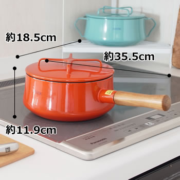 取扱終了］DANSK ダンスク 琺瑯 片手鍋 18cm コベンスタイル 鍋