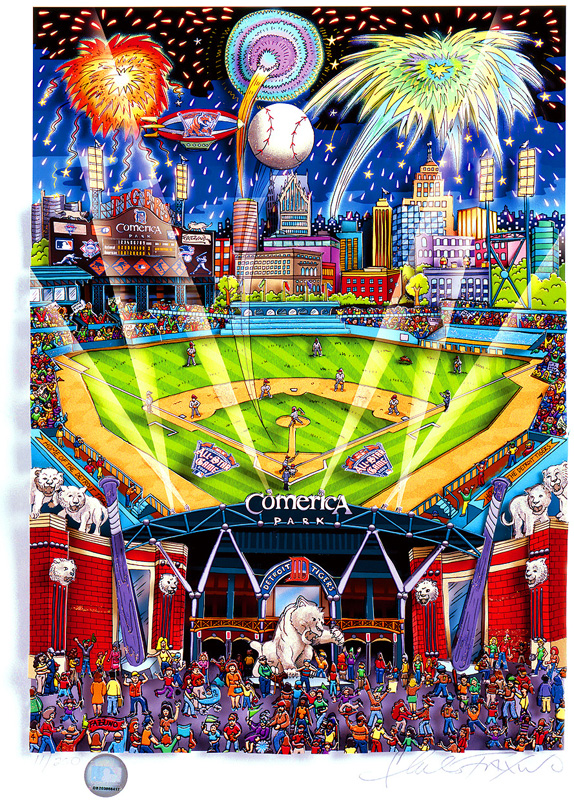 MLBオールスターinデトロイト 3Dアート 絵画 野球 メジャー