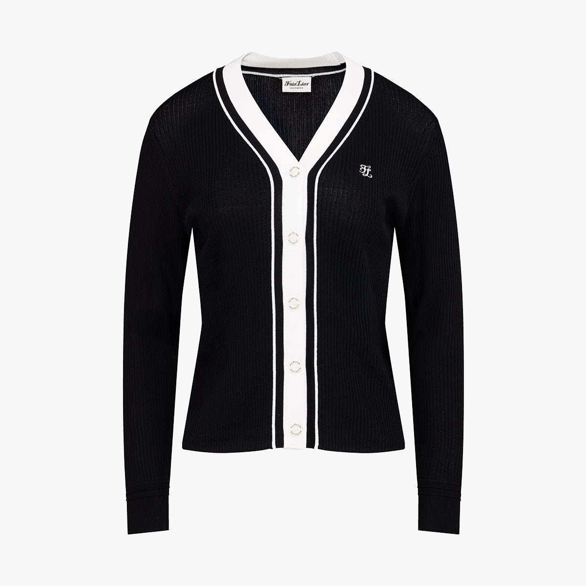 25SS ツートーンワイドリブカーディガン – 【公式】Fairliar Japan