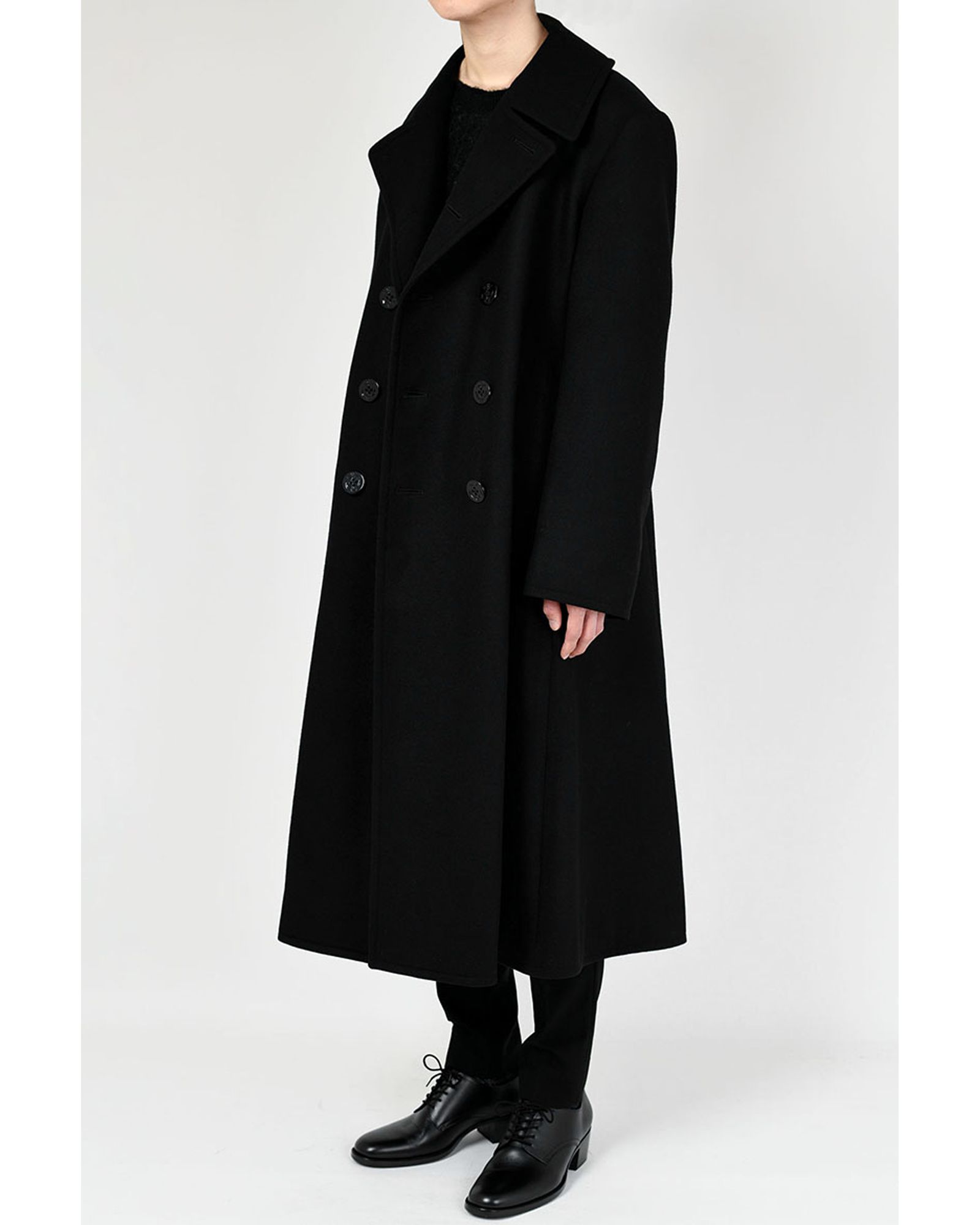LAD MUSICIAN - Long Flare Pea Coat | fakejam