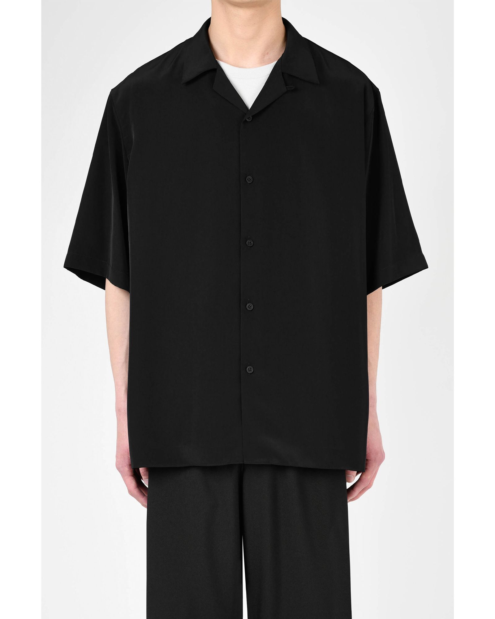 LAD MUSICIAN - Short Sleeve Open Collar Shirt | fakejam