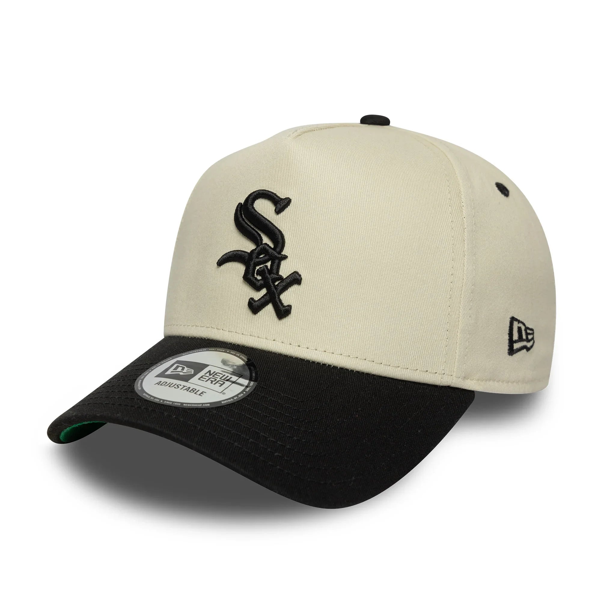 CHICAGO WHITE SOX MLB CAP BEIGE GREEN UV / NEW ERA 9FORTY A-FRAME