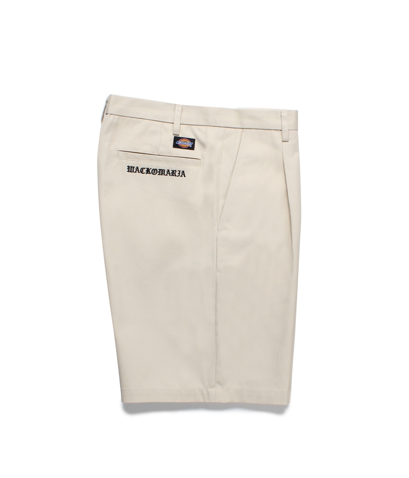 WACKO MARIA (DICKIES PLEATED SHORT TROUSERS TYPE-1) WHITE - FAMLEST