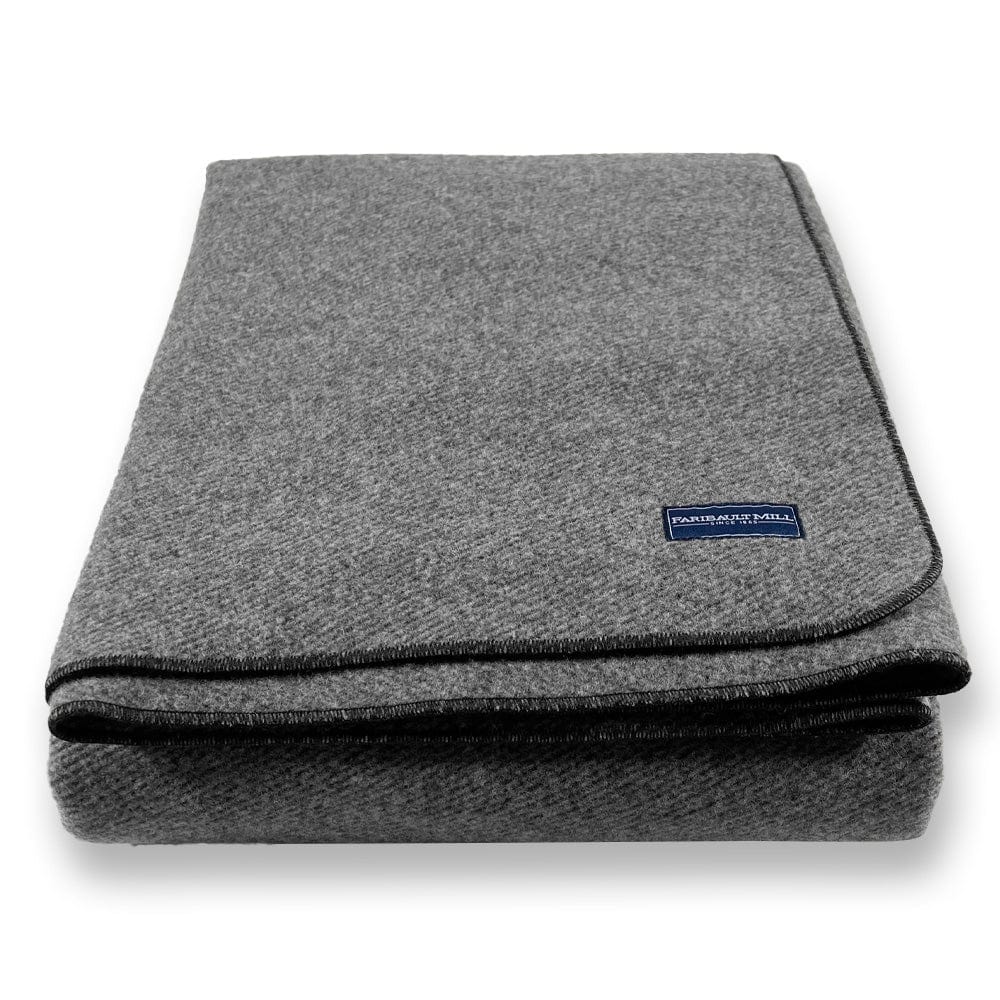 Summit Wool Blanket - Black