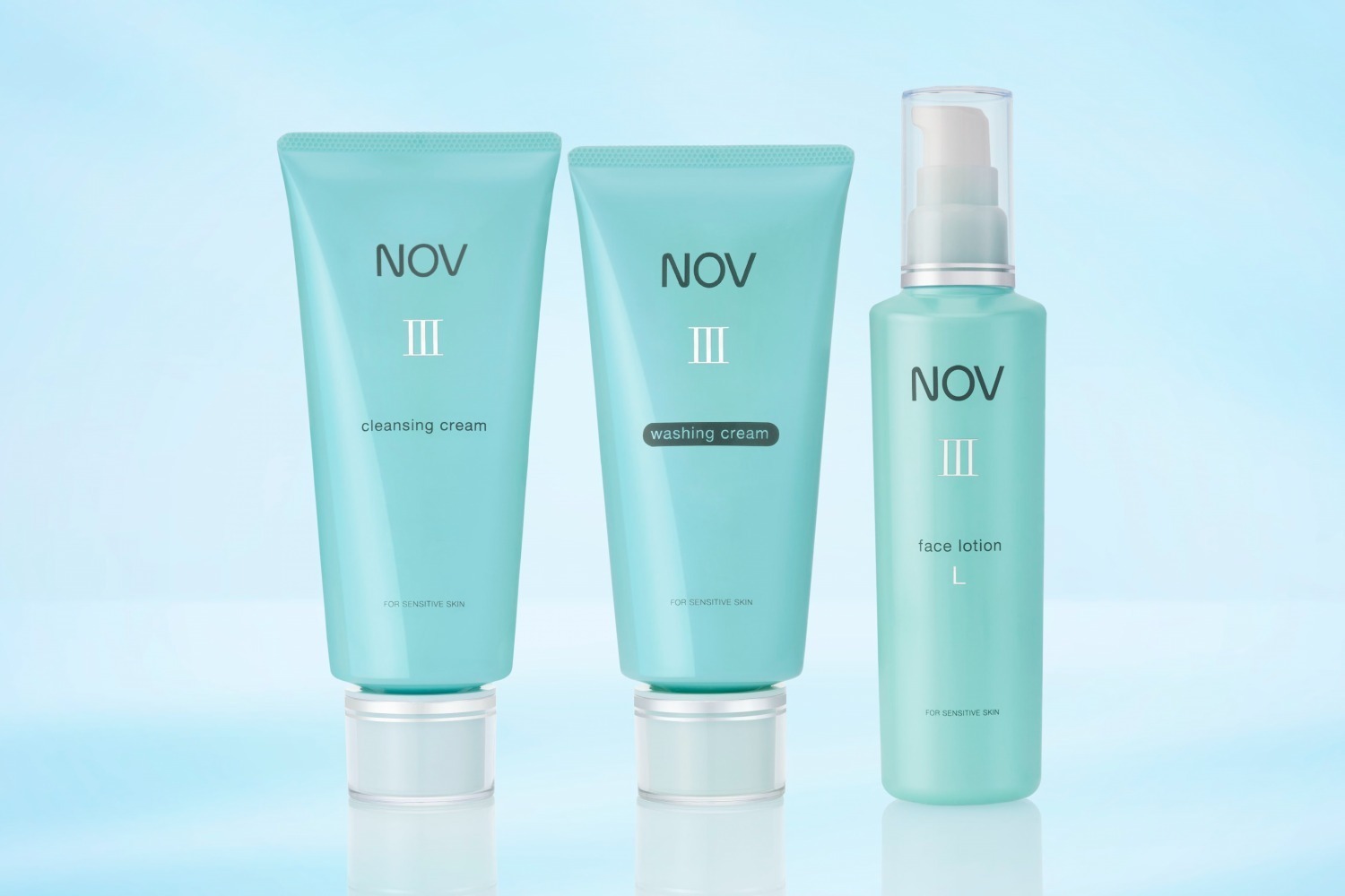 ノブ23年秋スキンケア、“アミノ酸配合”敏感肌用のさっぱり化粧水＆洗顔