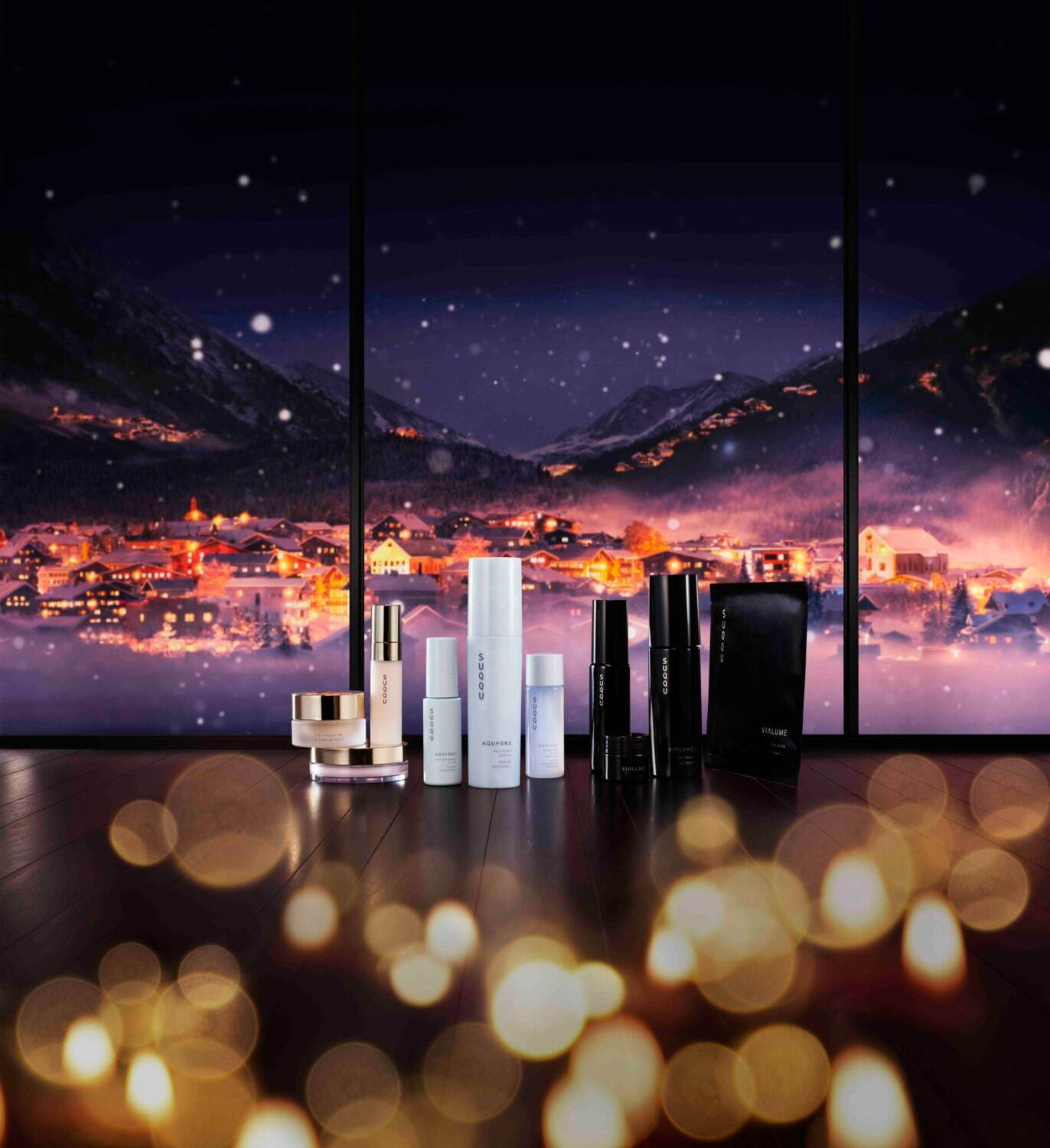 SUQQU24年クリスマスコフレ、“現品美容液入り”人気スキンケアの3