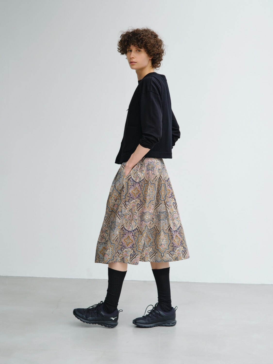 マーガレット・ハウエル“ペイズリー柄”のプリーツドレスやスカート