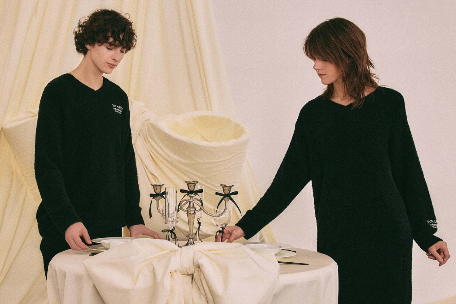 ジェラート ピケ×ジョエル・ロブション24年冬、大人っぽいブラックの