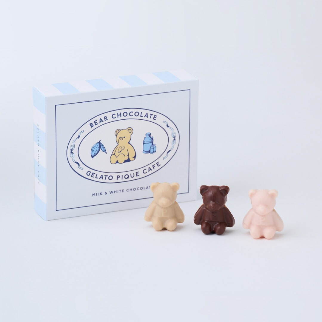 ジェラート ピケ カフェ2025年バレンタイン、“ピケベア型”の