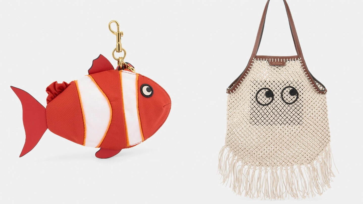 アニヤ・ハインドマーチ「海の生き物」バッグ＆アクセサリー、六本木