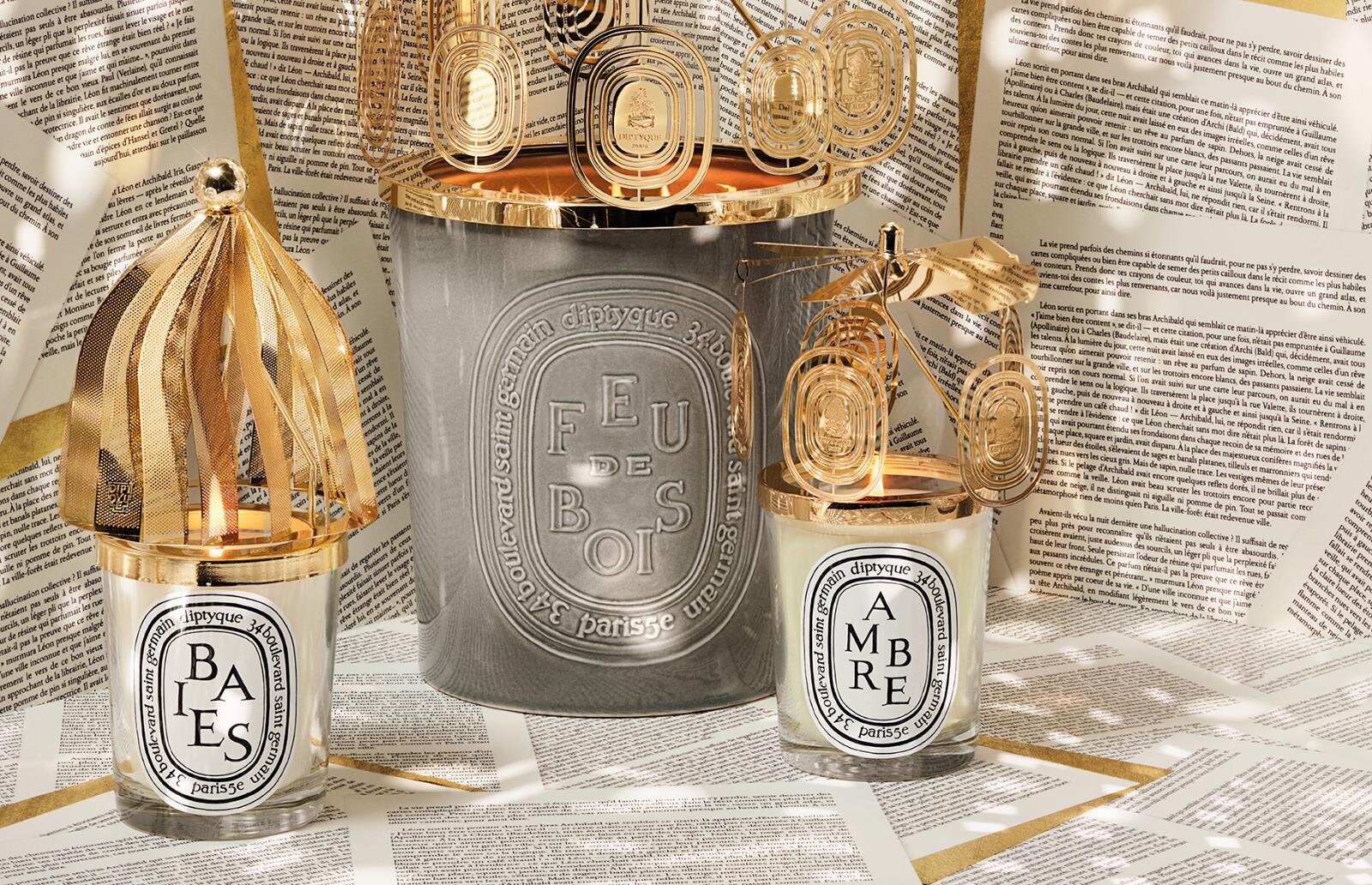 ディプティック2025年クリスマスコフレ第4弾“マッチ棒”風インテリア