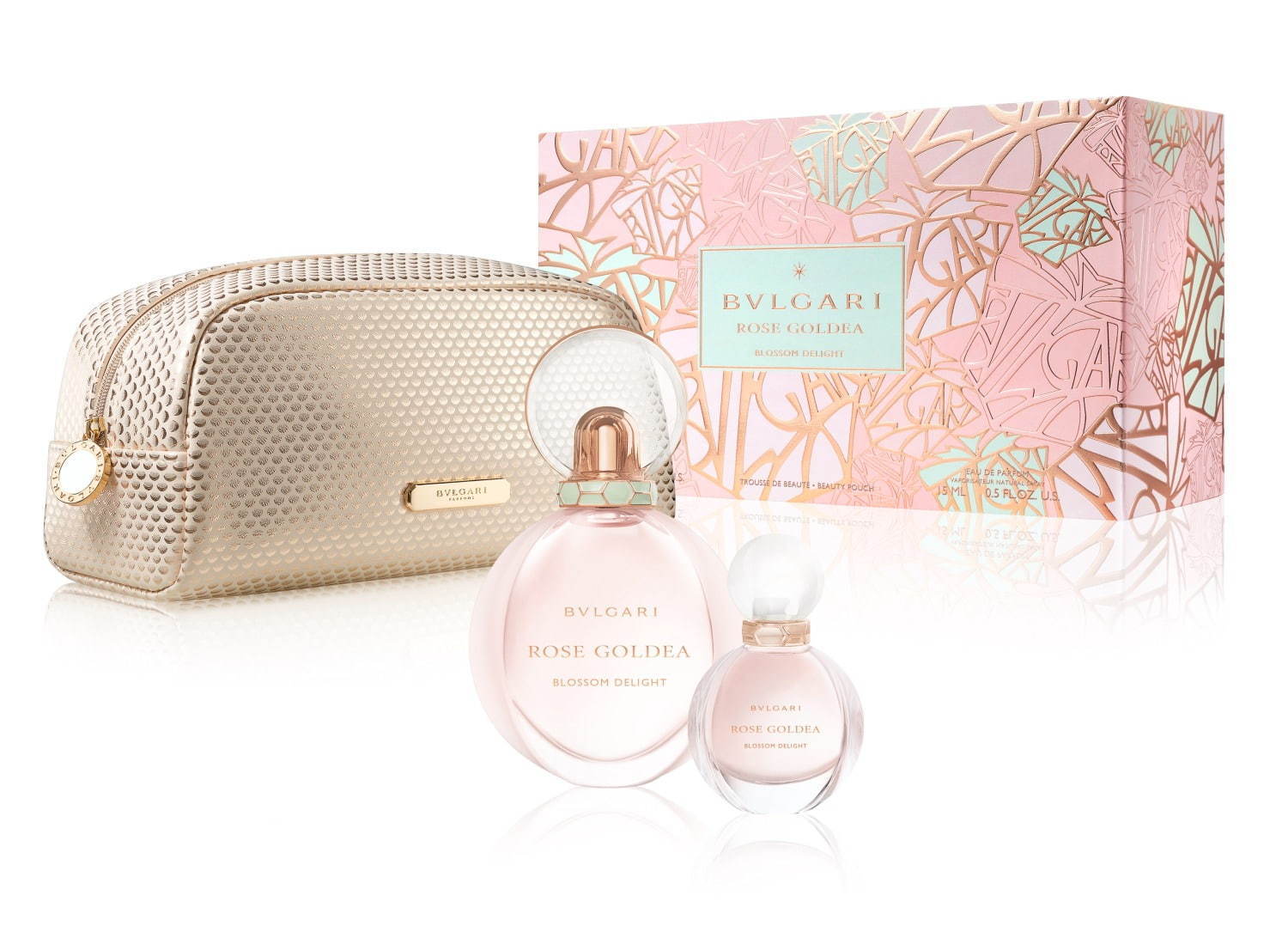 ブルガリの19年クリスマス限定フレグランスコフレ - 「ローズ ゴルデア