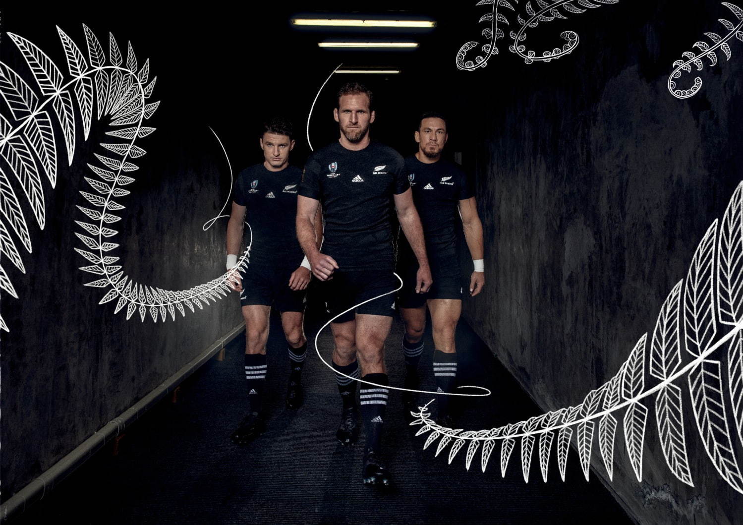 Y-3デザインのラグビーニュージーランド代表「オールブラックス