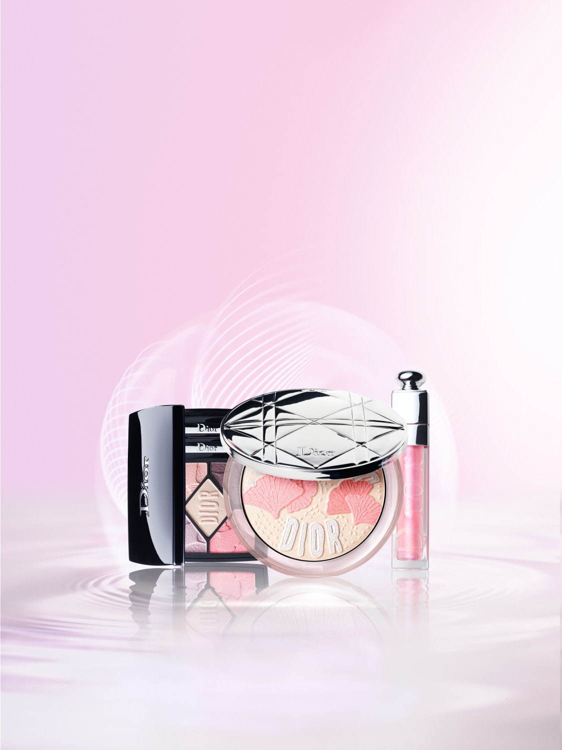 ディオール“日本庭園”着想「イチョウ」のピンクコスメ、リップ