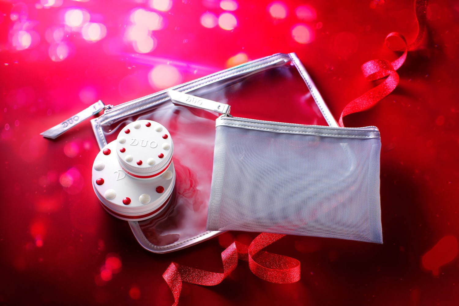 デュオ“ショートケーキ”のようなクリスマスコフレ、つぶつぶいちごの