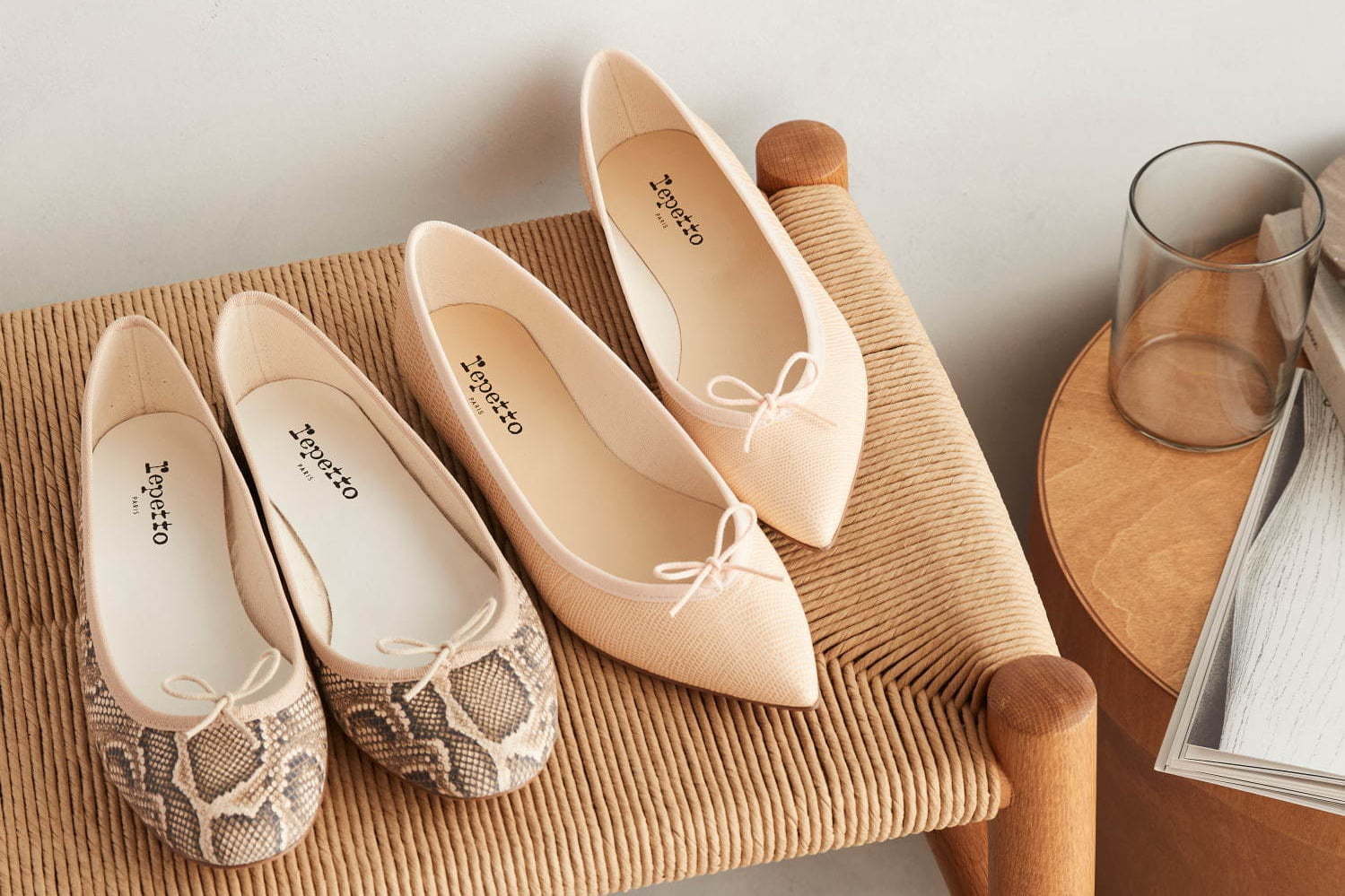 レペットからポインテッドトゥのバレエシューズ「ブリジット」誕生