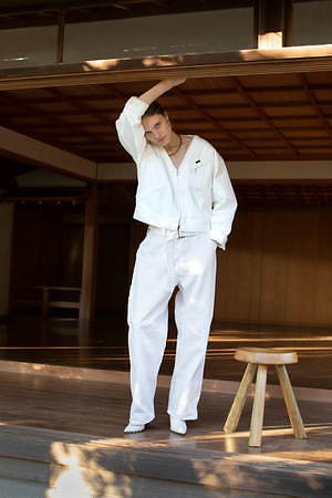 Lee×シーオール“白”セットアップ - 男女兼用ジャケット＆ペインター