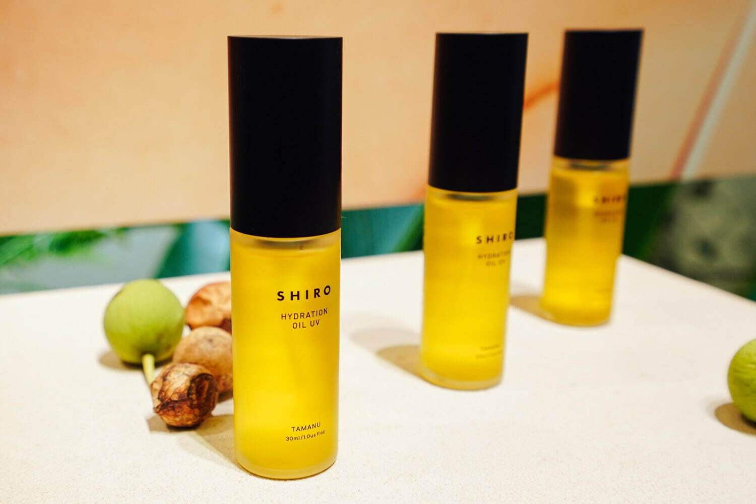 SHIRO初の日焼け止め美容液「タマヌオイル UV」植物だけでSPF12 PA+
