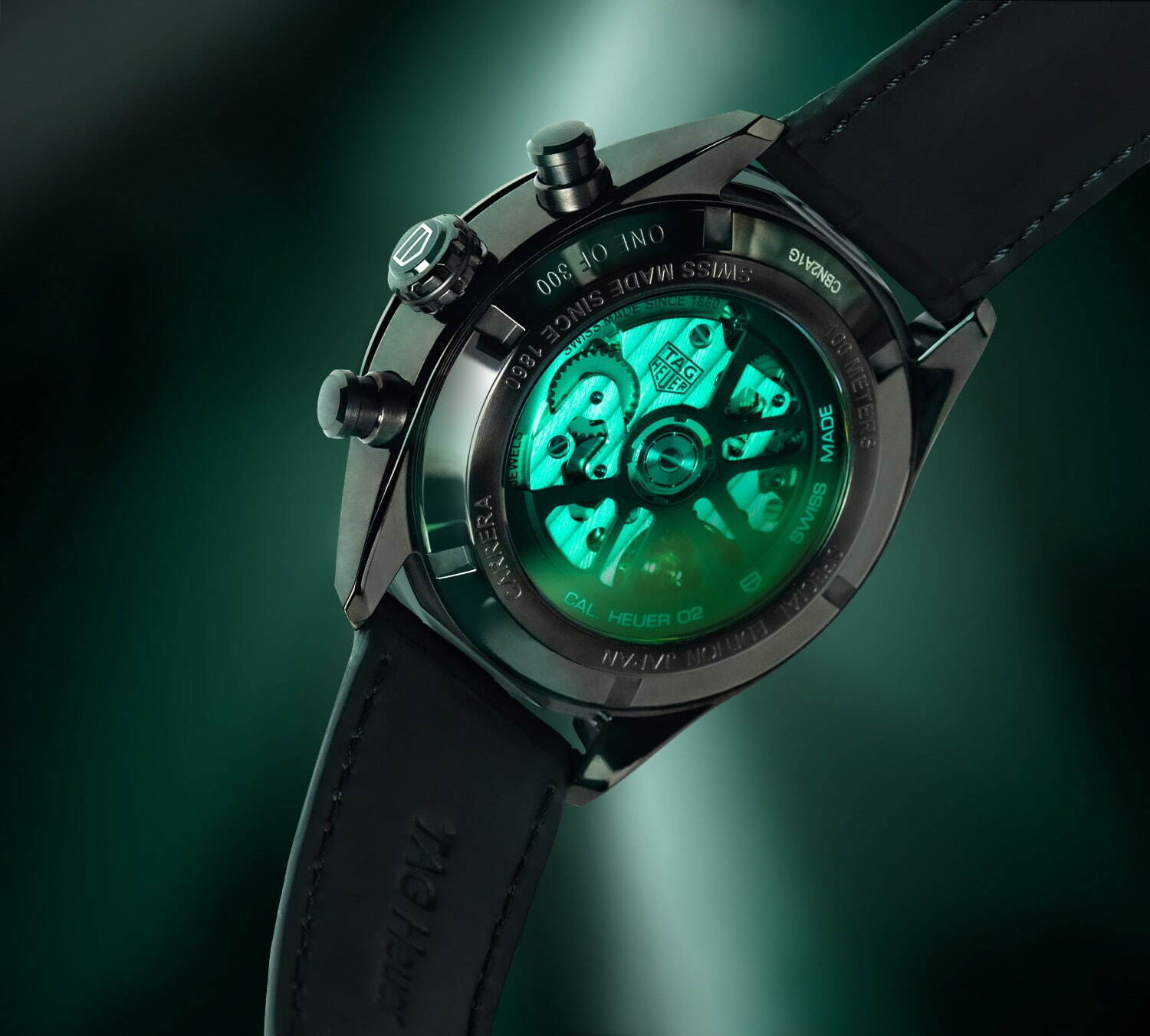 タグ・ホイヤーの新作腕時計、日本の伝統色“萌黄色”着想グリーン