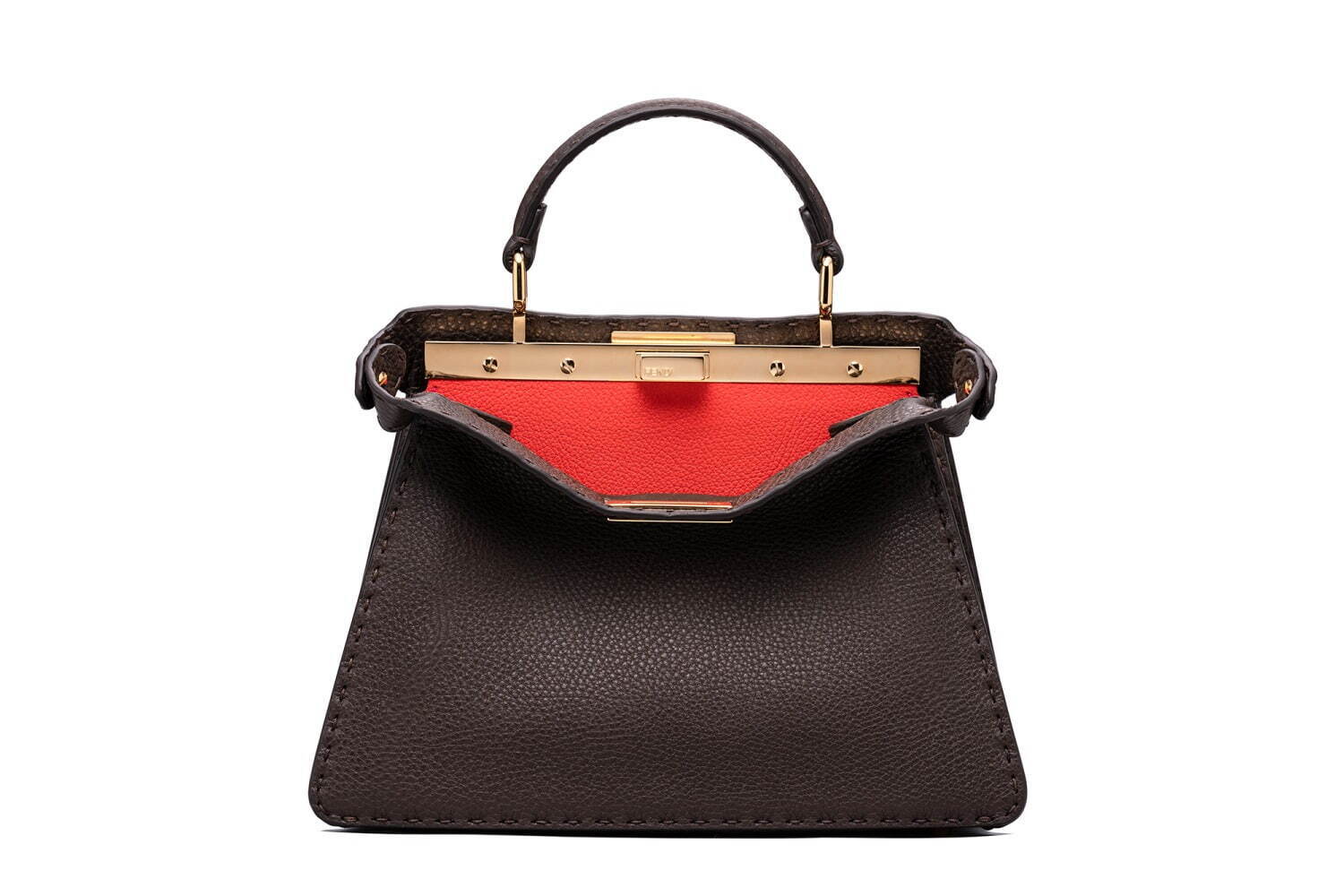 フェンディ「ピーカブー アイシーユー」限定バッグ“ピンク×ポピー”色