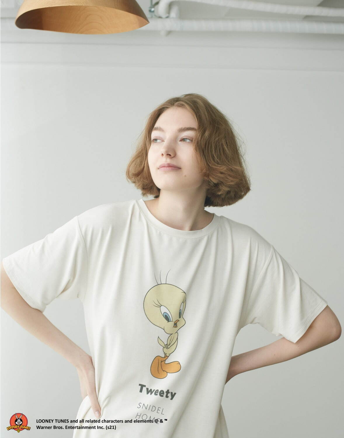 スナイデル ホーム「トゥイーティー」ルームウェア、“ふわふわ”ルーム