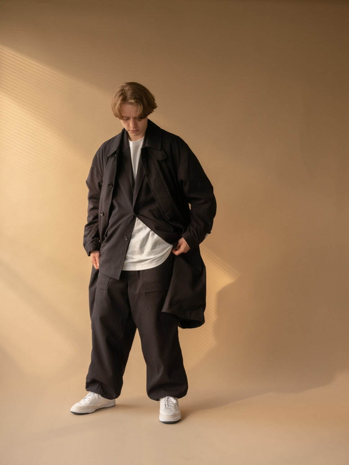 ダイワ ピア39からウールの様な“ゴアテックス”搭載コート、ネイビー