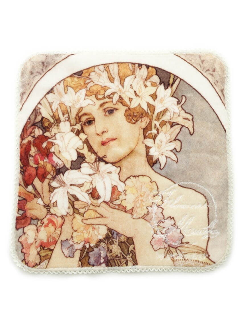 ジェラート ピケ「ミュシャの名画」着想のルームウェア、“リリーの花