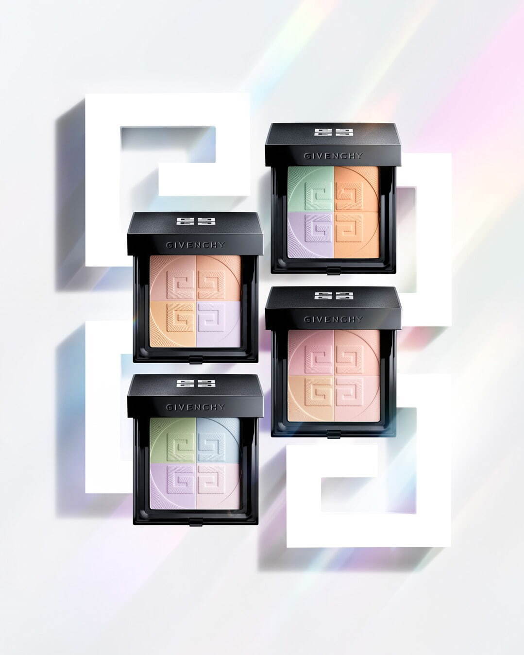 ジバンシイ22年春のベースメイク、人気4色パウダー「プリズム