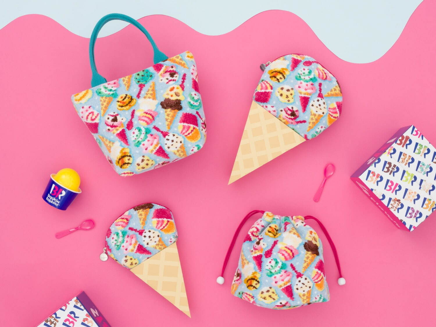 サーティワン アイスクリーム×ラブラリー バイ フェイラー、アイス型