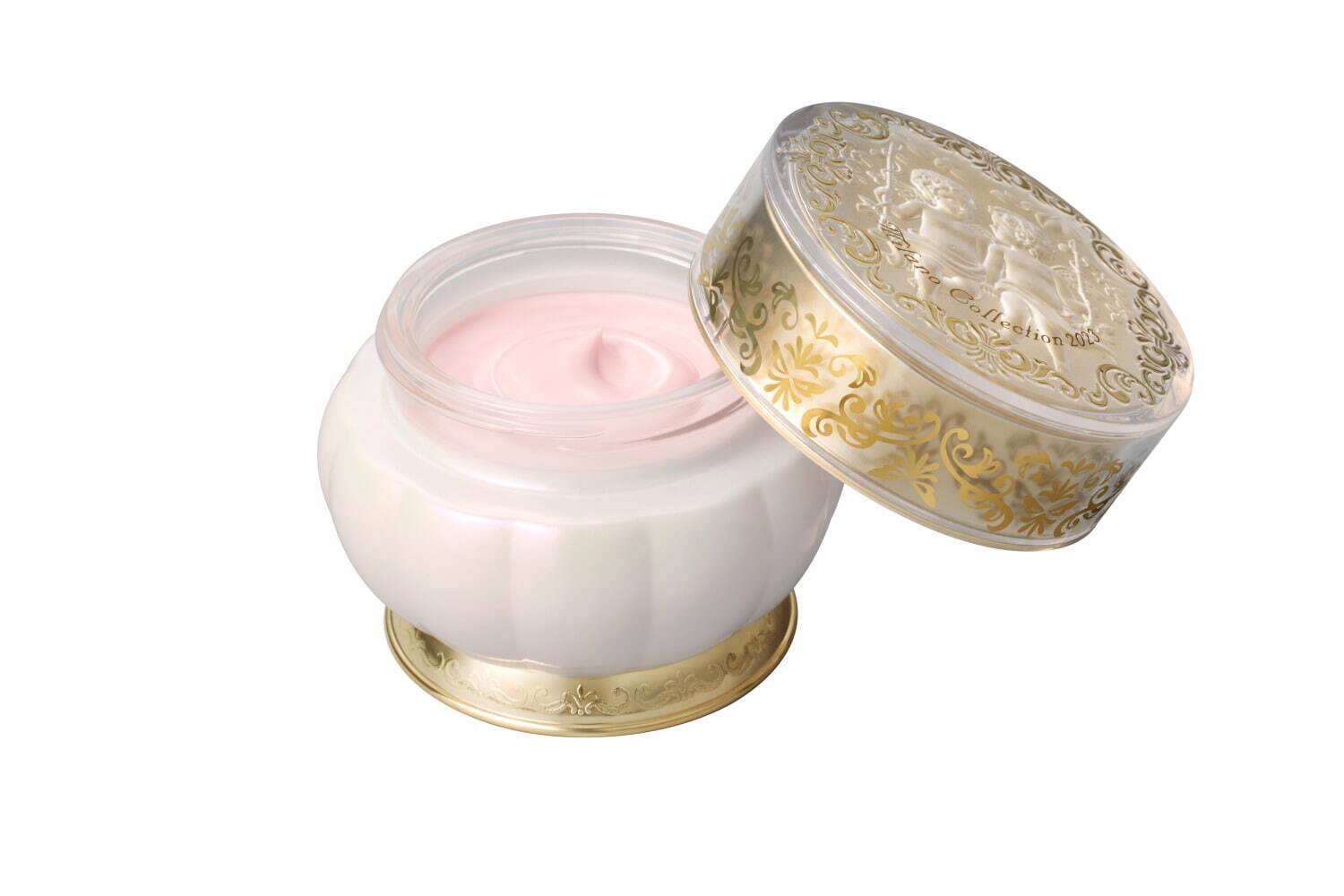 ミラノコレクション“鎖骨まで使える”化粧下地デビュー、優雅な香りつき