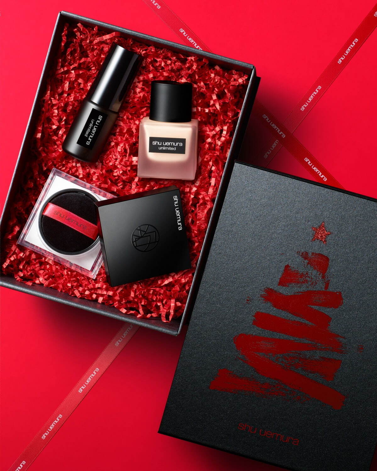 シュウ ウエムラ22年クリスマスコフレ、人気のクレンジング オイルや