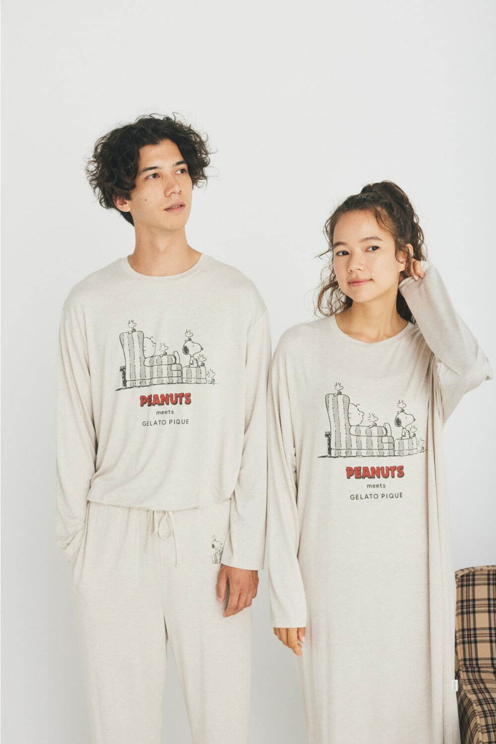 ジェラート ピケ×ピーナッツ、スヌーピーやウッドストック柄の“ふわ