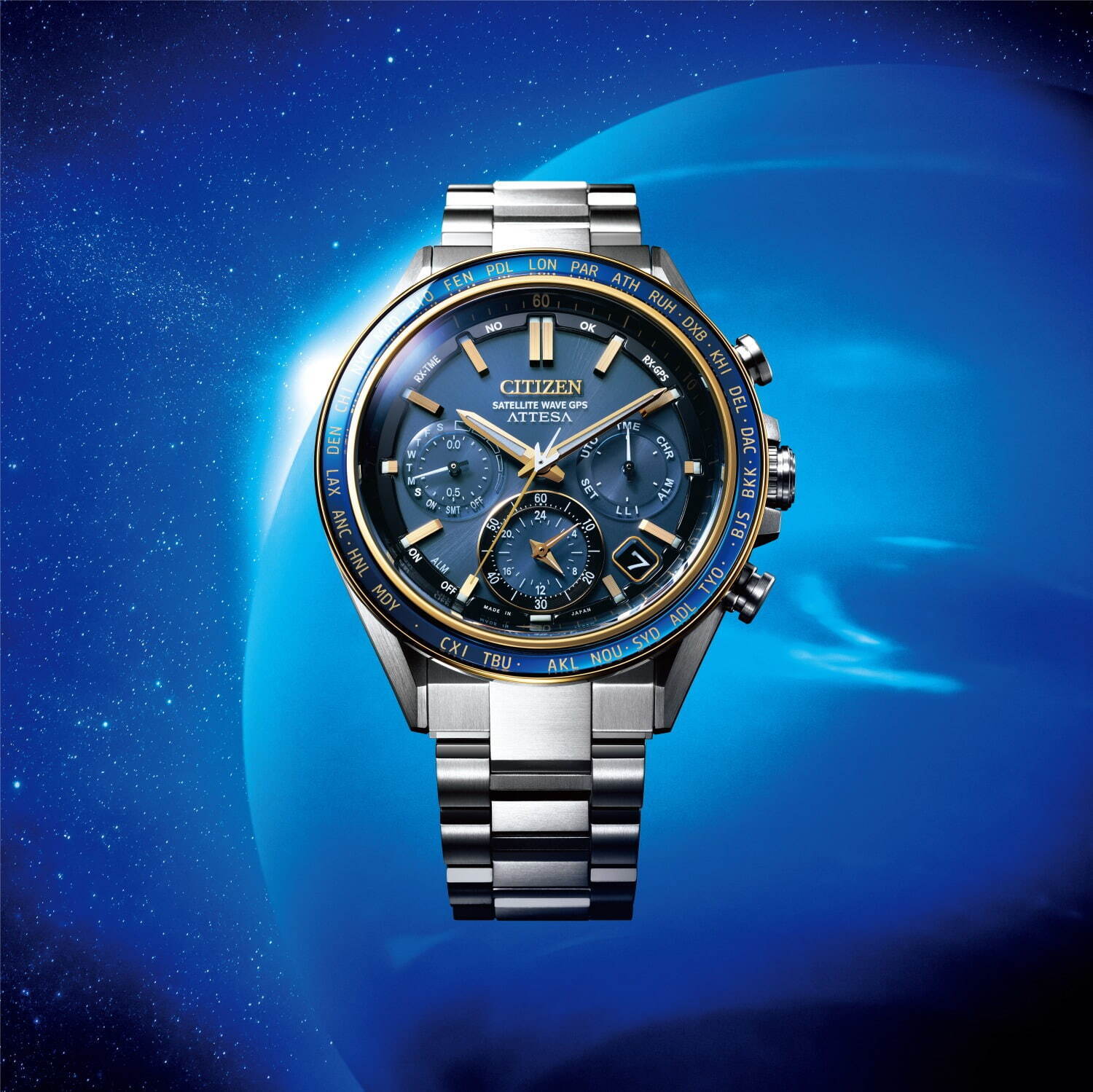 シチズン アテッサ、海王星テーマの新作腕時計「パワー・オブ