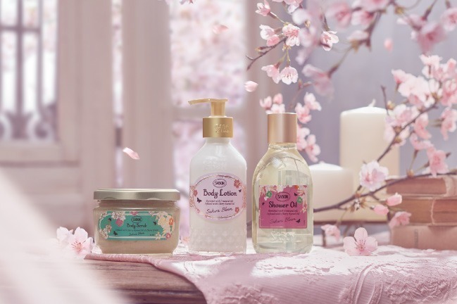 SABON「サクラ・ブルーム」24年春ボディケア、清らかに“桜香る”ボディ